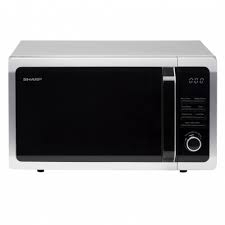Sharp 25L 900W Freestanding Microwave I Silver-0